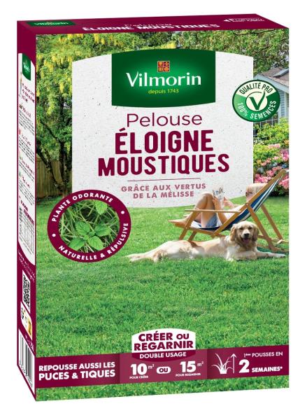 Eloigne moustiques - Pelouse Éloigne Moustiques - 250 g - face recto